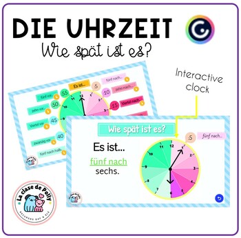 Preview of TELLING THE TIME IN GERMAN | DIE UHRZEIT