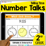 TELLING TIME TO NEAREST 5 MIN Digital Number Talks - Secon
