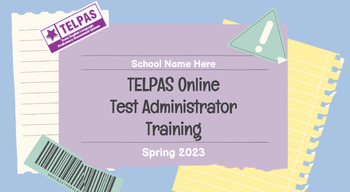 Preview of TELPAS Test Administrator Training 22-23