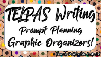 Preview of TELPAS Writing: Graphic Organizers for Prompt Planning! (2020-2021)
