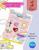 TEMPLATE | Daycare Registration | Forms | Summer | Back to