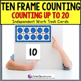 TEN FRAME Counting To 20 TASK CARDS for Autism "Task Box Filler"