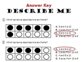 TEN-FRAME PACKET with Review, Assessment, & Answer Keys Included
