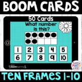 Ten Frame Subitize 1-10 Boom Cards TM