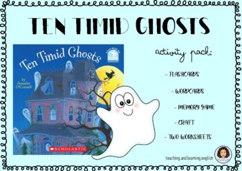 Preview of TEN TIMID GHOSTS ACTIVITY PACK