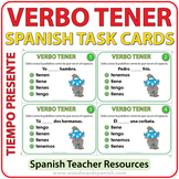TENER - Present Tense - Spanish Task Cards