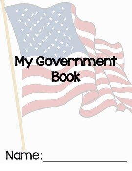 Preview of TENNESSEE Kindergarten Government & Civics Book