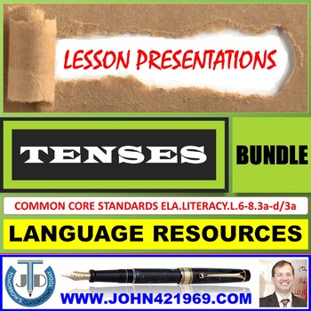 Preview of TENSE FORMS - POWERPOINT PRESENTATIONS: BUNDLE