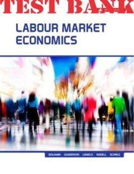 Preview of TEST BANK for Labour Market Economics 9th Edition By Dwayne Benjamin, Morley Gun