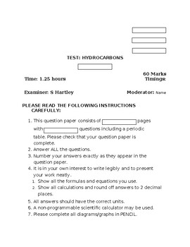 Preview of TEST HYDROCARBONS