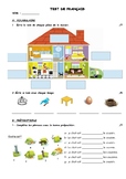 TEST La maison + Les prépositions (HOUSE + prepositions of place