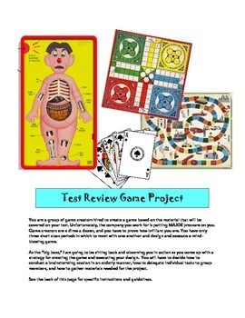 Preview of TEST REVIEW GAME PROJECT