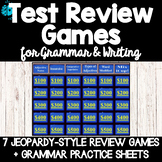 TEST REVIEW GAMES FOR GRAMMAR AND WRITING Jeopardy 4th gra