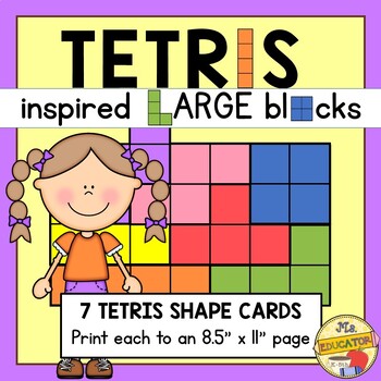 Preview of TETRIS Inspired LARGE Shapes