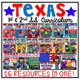 TEXAS 1ST & 2ND GRADE SOCIAL STUDIES BUNDLE (16 Resources in One!)