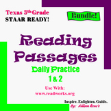 TEXAS 5th Grade Reading STAAR Ready Daily Practice: BUNDLE