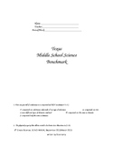 TEXAS Middle School Science BENCHMARK Assessment and Key