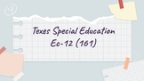 TEXES 161 Special Education EC-12 study guide