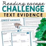 Text Evidence Presentation & Citing Evidence Escape Room C