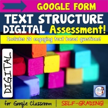 Preview of TEXT STRUCTURE Google Form Assessment