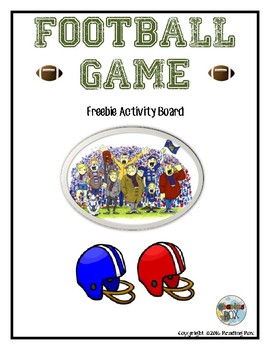 Preview of Text Structures: Football Review Activity