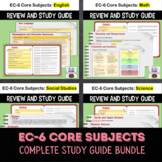 TExES EC-6 Core Subjects Exam Review and Study Guide BUNDLE