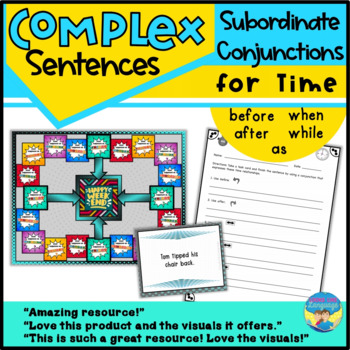 Preview of Combining Sentences | Complex Sentences | Subordinate Conjunctions