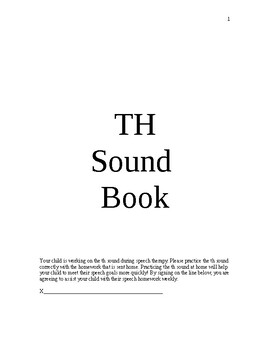 Preview of TH Sound Book