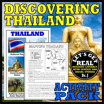 Preview of THAILAND: Discovering Thailand Activity Pack