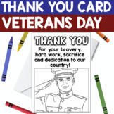 THANK A VETERAN! THANK YOU LETTER TEMPLATE FOR VETERANS DAY