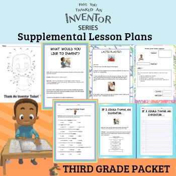 Preview of THANK AN INVENTOR - 3RD GRADE PACKET