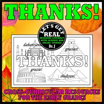 Preview of THANKSGIVING: THANKS! Multicultural Activity Book