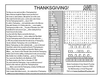 Preview of THANKSGIVING 2024 FUN Activity Crosswords Word Search No Prep Worksheets
