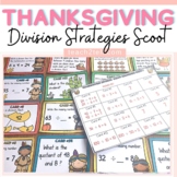 Thanksgiving Math Activities Division Task Cards Scoot