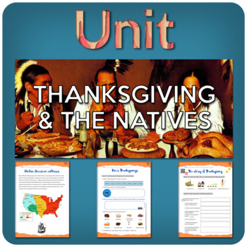 Preview of THANKSGIVING AND THE NATIVES: a complete unit for ESL learners!