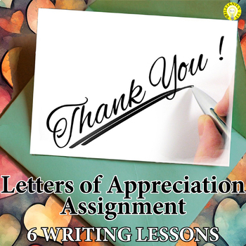 Preview of ATTITUDE OF GRATITUDE ACTIVITY - Letters of Appreciation Grades 9-12