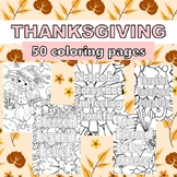 THANKSGIVING AUTUMN PUMPKIN HOLIDAYS COLORING PAGES for ki