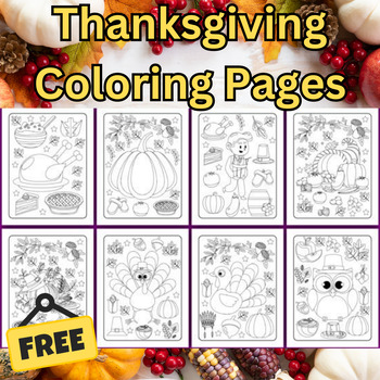 THANKSGIVING AUTUMN PUMPKIN HOLIDAYS COLORING PAGES for kids, teens and ...