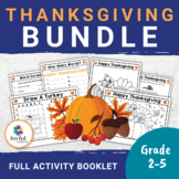 THANKSGIVING BUNDLE | Activity Booklet with Colouring, Dra