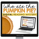 Thanksgiving Close Reading Digital Inference Mystery Who S