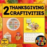 THANKSGIVING CRAFTS ⭐ Thanksgiving Activities Craftivities