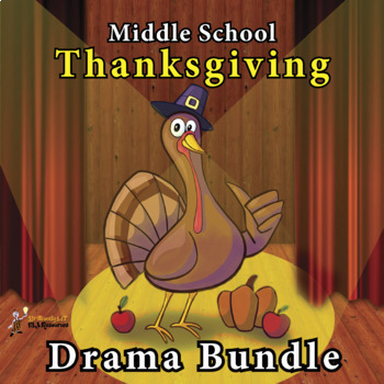 Preview of THANKSGIVING DRAMA FUN Grades 5 6 7 8