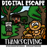 Thanksgiving Escape Room Math & ELA Digital Activities