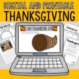 THANKSGIVING Digital and Print Resource
