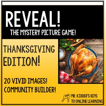 Preview of THANKSGIVING EDITION of Reveal! The Mystery Picture Game