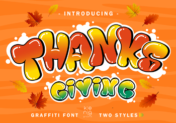 Preview of THANKSGIVING FONTS