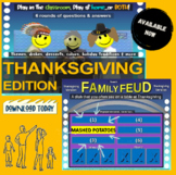 THANKSGIVING Family Feud! Fun, Interactive Game to Celebra