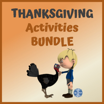 Preview of THANKSGIVING Growing Activities BUNDLE