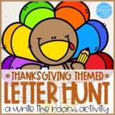 THANKSGIVING LETTER HUNT ● A Write the Room Activity for L
