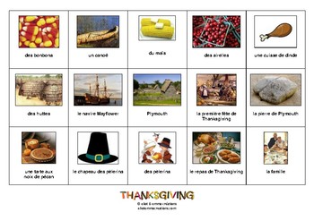 Preview of THANKSGIVING - JEU - LOTO
